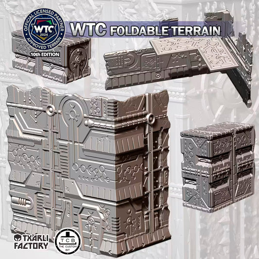 Warhammer 40k Folding Terrain - Slumbering Machines - WTC Compatible - GameCraft