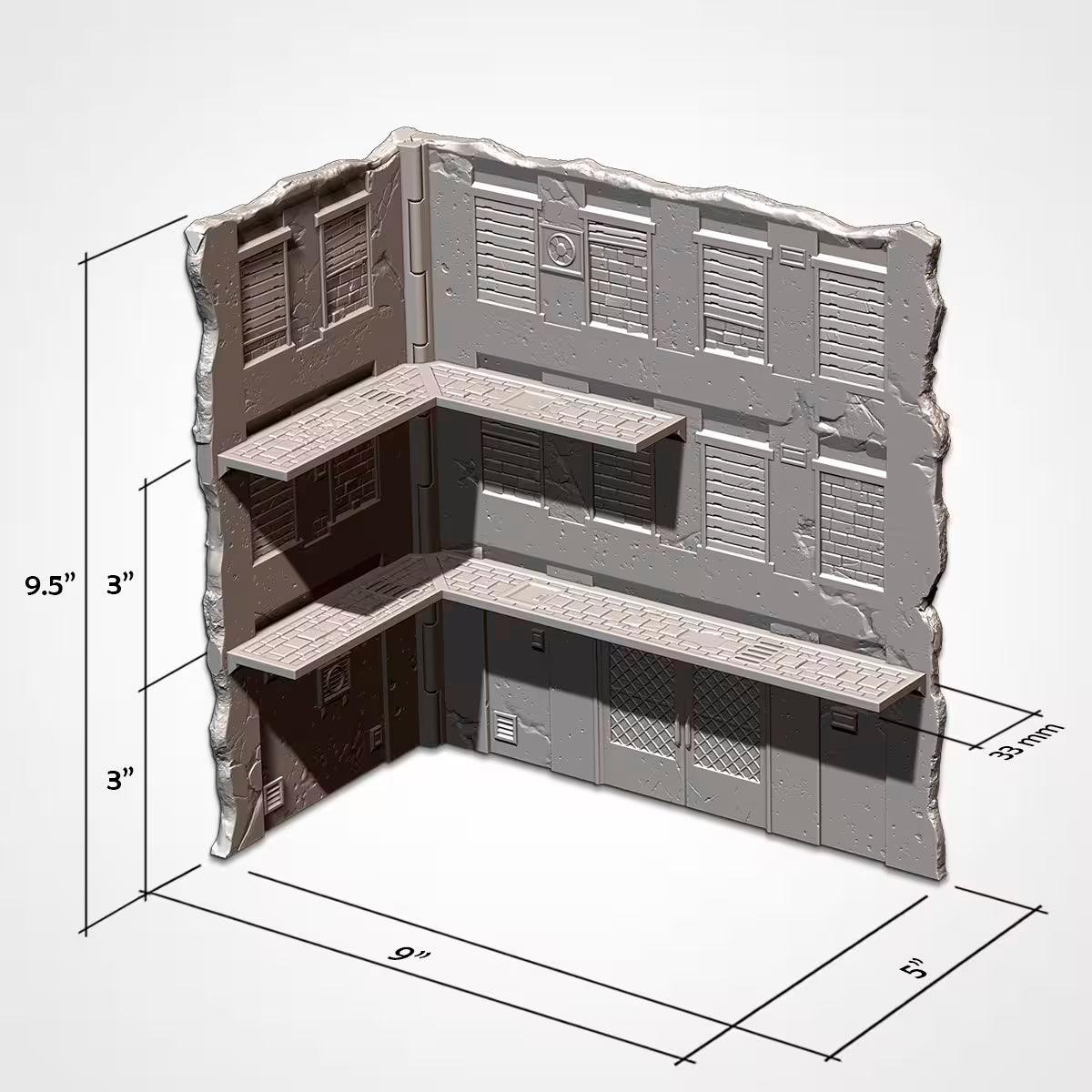 Warhammer 40k Folding Terrain - Urban - WTC Compatible - GameCraft