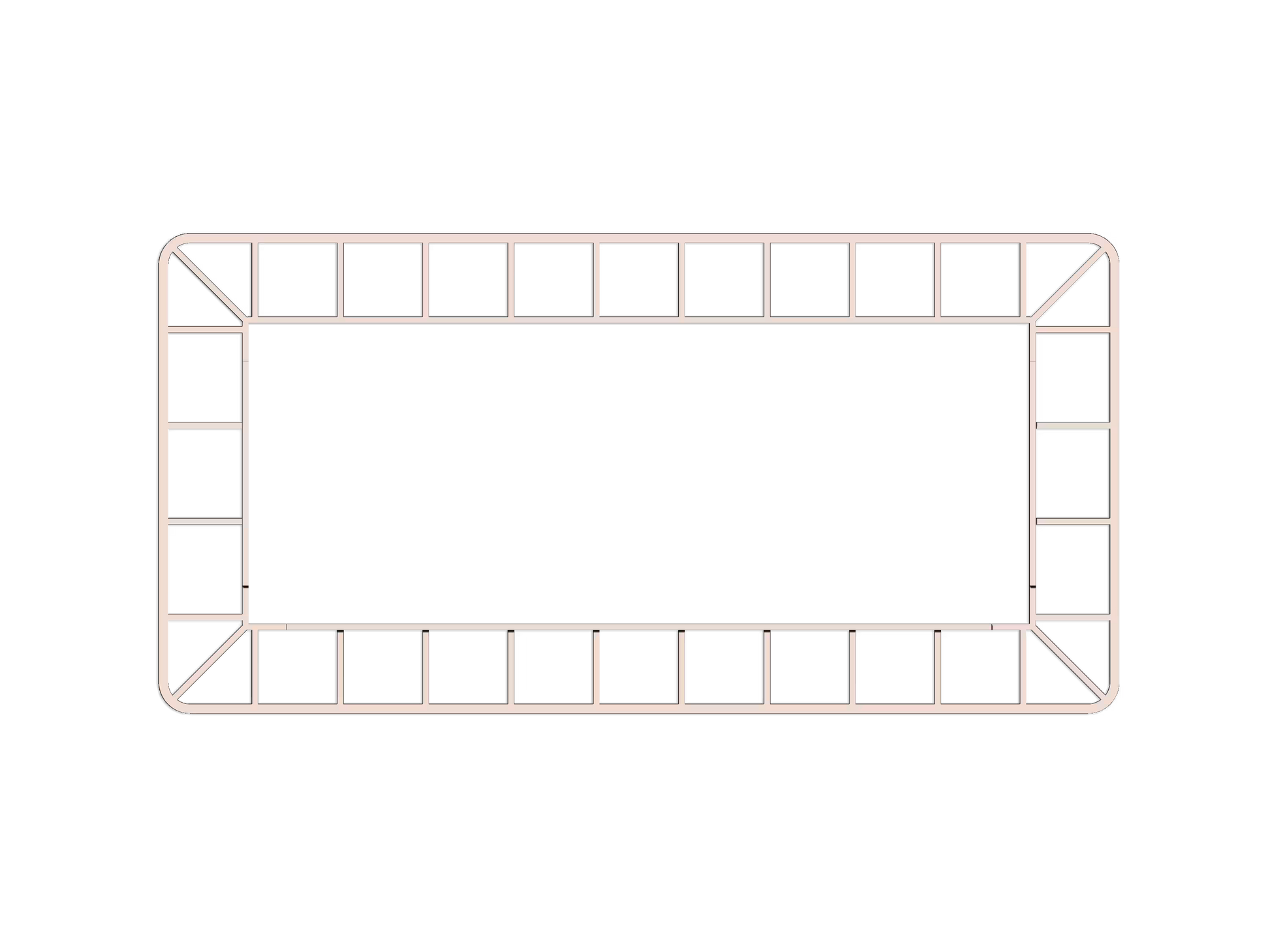 Warhammer 40k Folding Terrain - Area Template - WTC Compatible - GameCraft