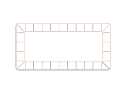 Warhammer 40k Folding Terrain - Area Template - WTC Compatible - GameCraft