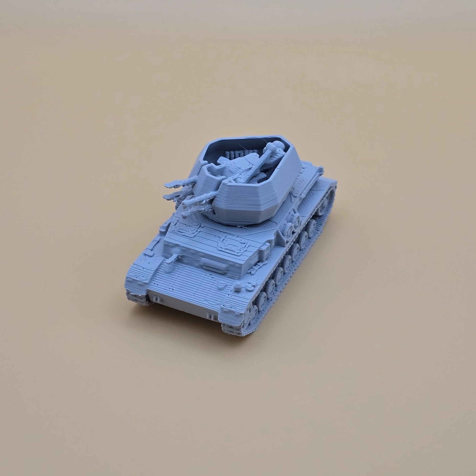 WW2 Wirbelwind self-propelled anti-aircraft vehicle for 15mm wargaming