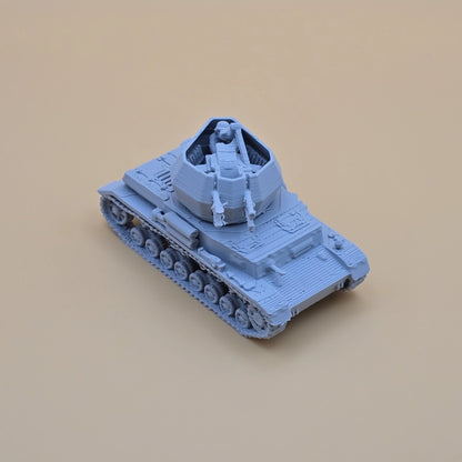WW2 Wirbelwind self-propelled anti-aircraft vehicle for 15mm wargaming