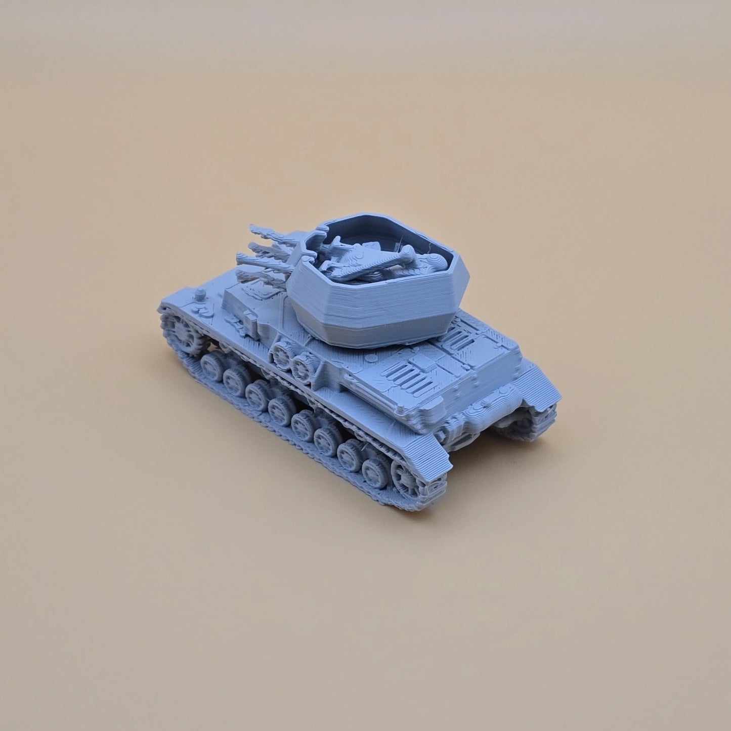 WW2 Wirbelwind self-propelled anti-aircraft vehicle for 15mm wargaming