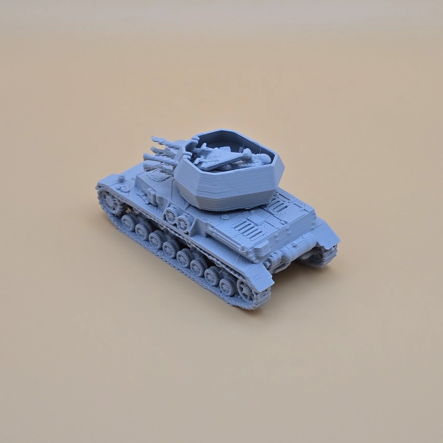 WW2 Wirbelwind self-propelled anti-aircraft vehicle for 15mm wargaming