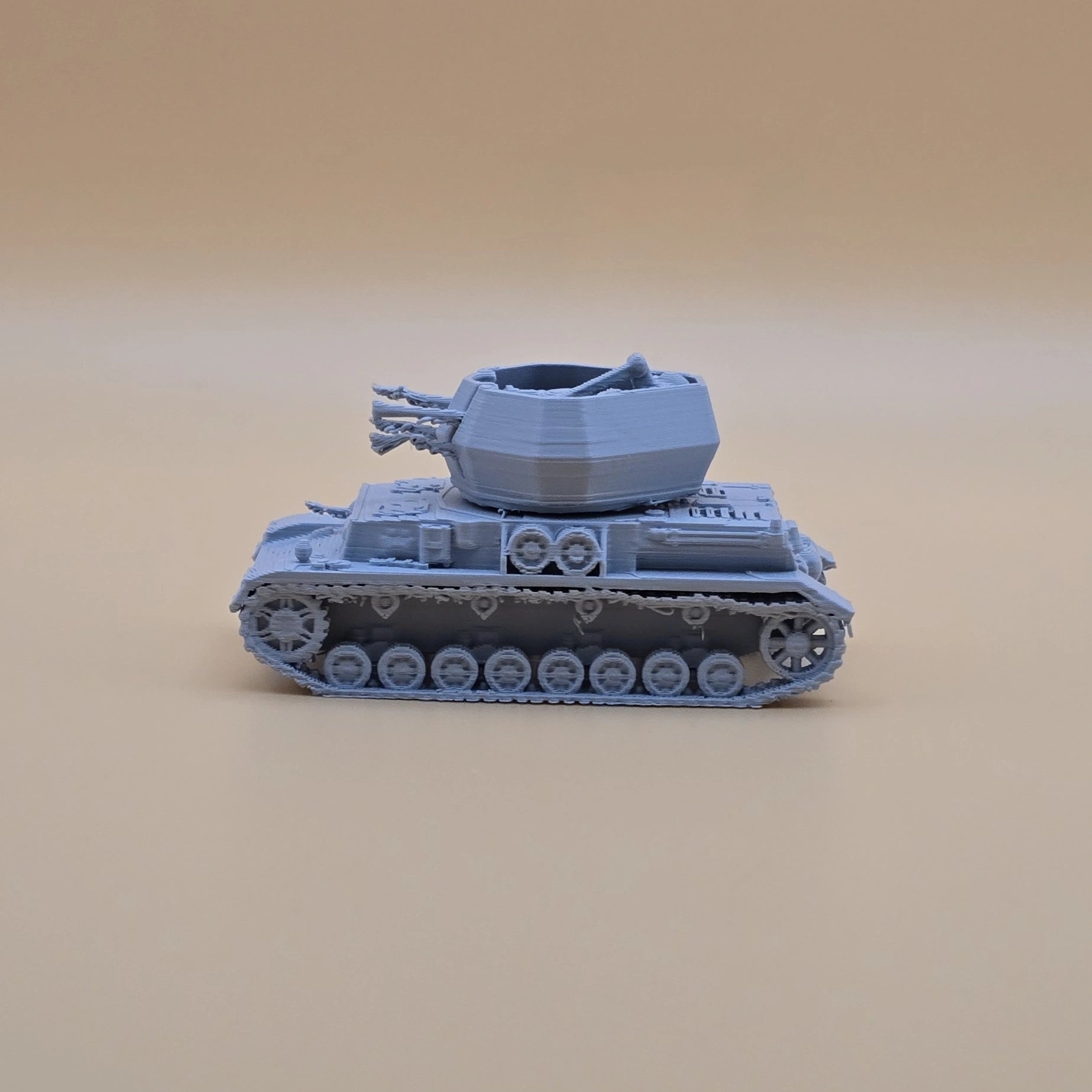 WW2 Wirbelwind self-propelled anti-aircraft vehicle for 15mm wargaming