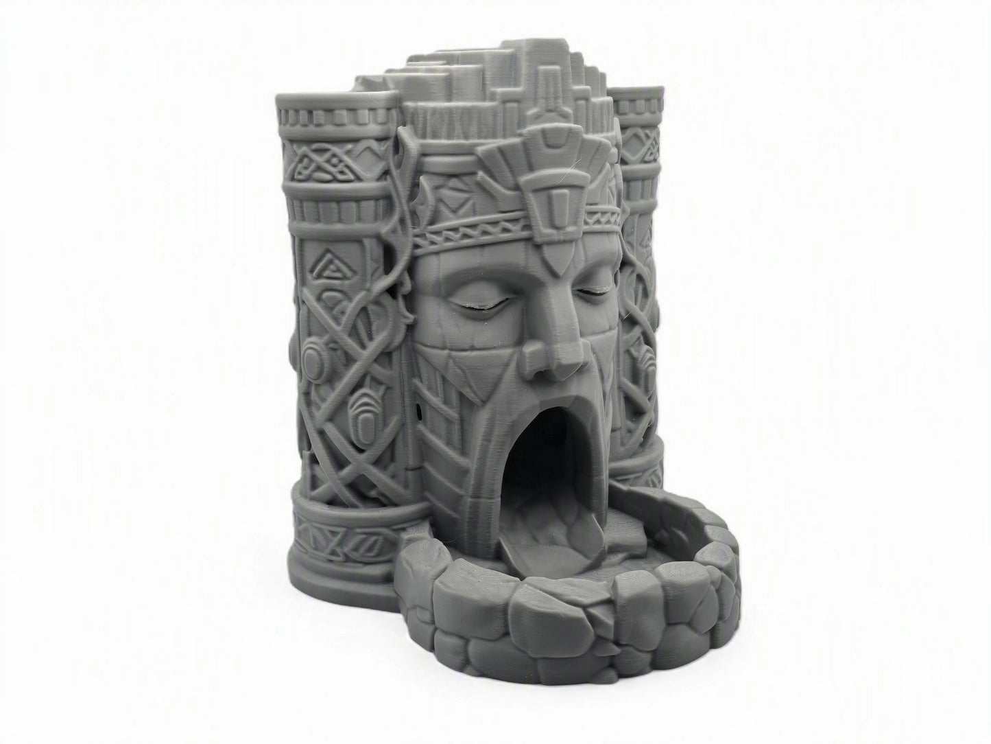 Creepy face dice tower for D&D and RPG gaming