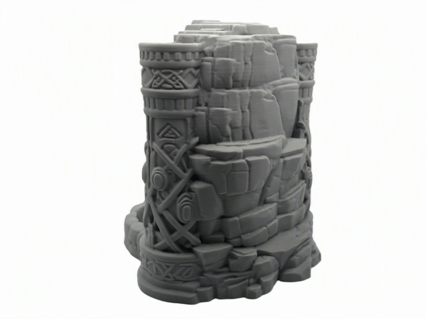 Creepy face dice tower for D&D and RPG gaming