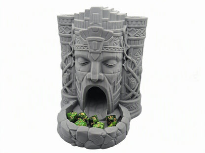 Creepy face dice tower for D&D and RPG gaming