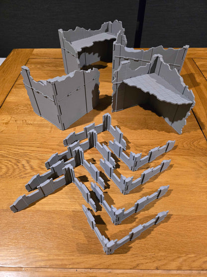 Core Fold-Flat Terrain Set for Warhammer 40K 10th Edition - GameCraft
