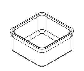 Square Storage Tray - Versatile Deep Tray for Organized Living - GameCraft