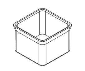 Deep Square Storage Tray - Versatile Deep Tray for Organized Living - GameCraft
