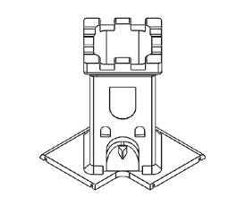 Game Frame Dice Tower Large Corner Top - GameCraft