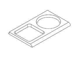 Game Frame Large Base Unit 20cm - Premium Gaming Setup Accessory - GameCraft