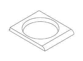 Game Frame Medium Base Unit 10cm - Premium Gaming Setup Accessory - GameCraft