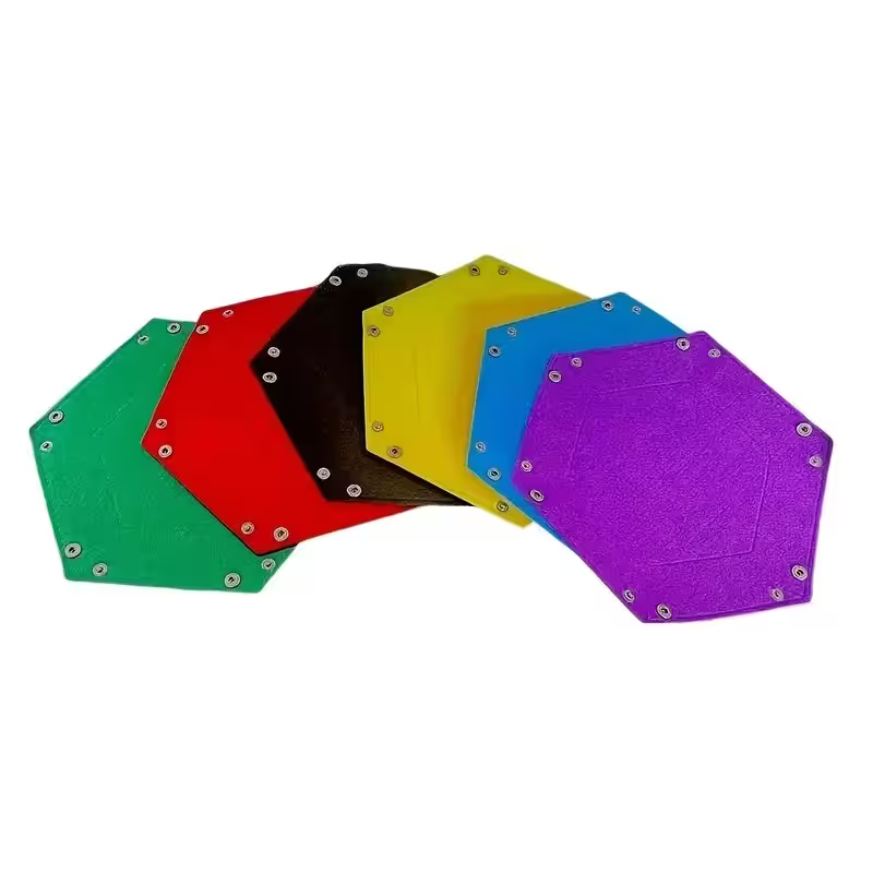 Hexagonal Fold Flat Dice Tray - GameCraft