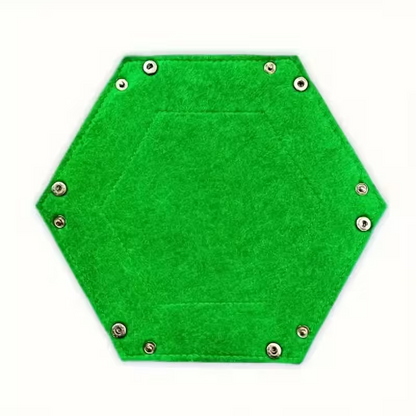 Hexagonal Fold Flat Dice Tray - GameCraft