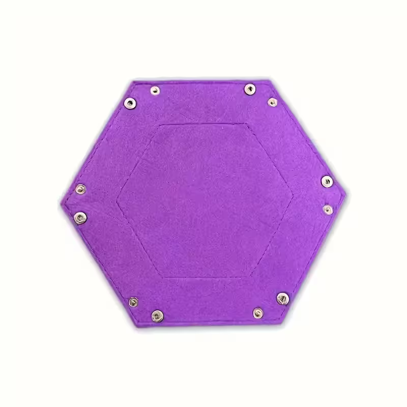 Hexagonal Fold Flat Dice Tray - GameCraft