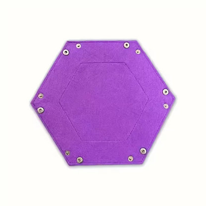 Hexagonal Fold Flat Dice Tray - GameCraft