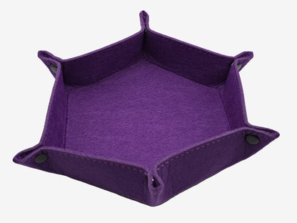 Hexagonal Fold Flat Dice Tray - GameCraft