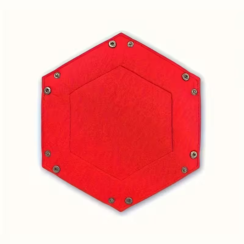 Hexagonal Fold Flat Dice Tray - GameCraft