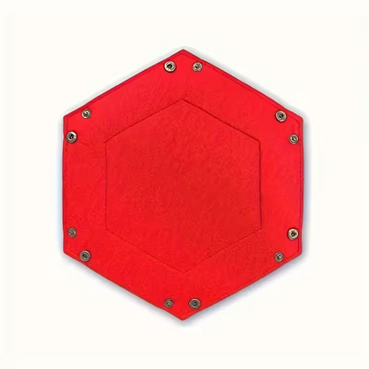 Hexagonal Fold Flat Dice Tray - GameCraft