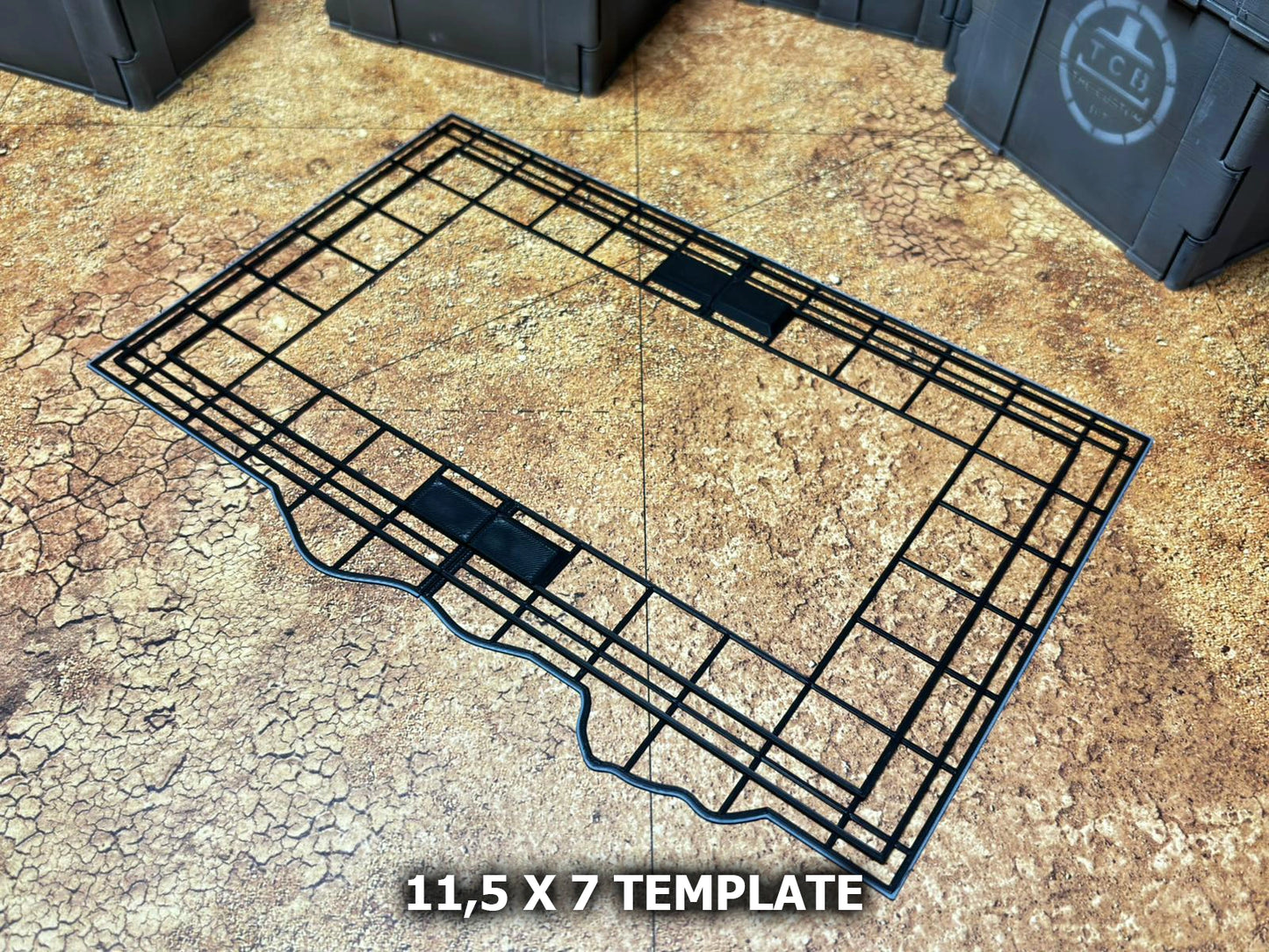 Low Profile Area Terrain Templates for Warhammer 40K 11th Edition