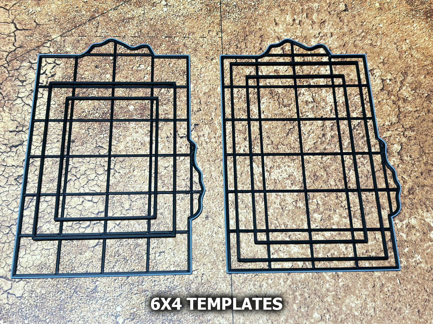 Low Profile Area Terrain Templates for Warhammer 40K 11th Edition