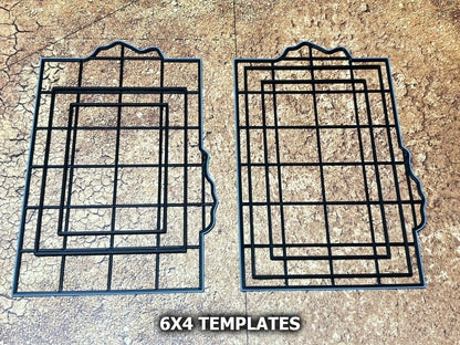 Low Profile Area Terrain Templates for Warhammer 40K 11th Edition