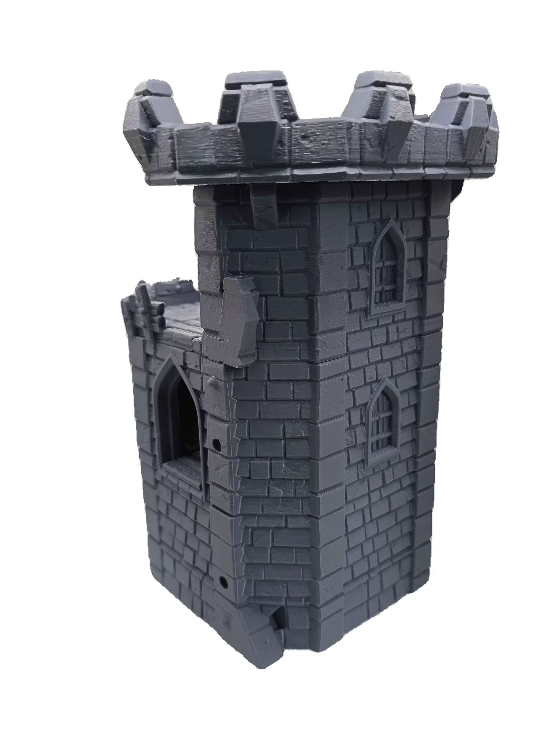 Medieval Castle Corner Tower DND Terrain Model - GameCraft