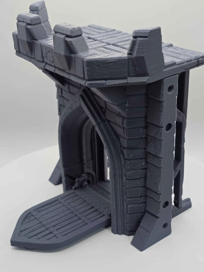 Medieval Castle Gate Wall for DND Terrain - GameCraft