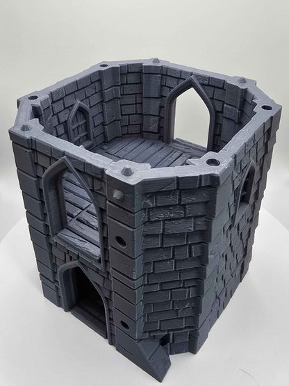 Medieval Castle: Line Tower DND Terrain for Tabletop Games - GameCraft