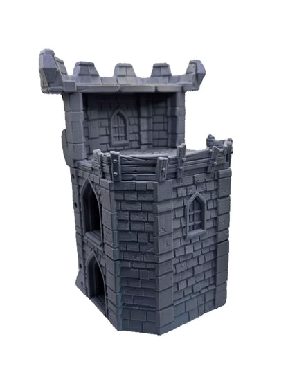Medieval Castle: Line Tower DND Terrain for Tabletop Games - GameCraft