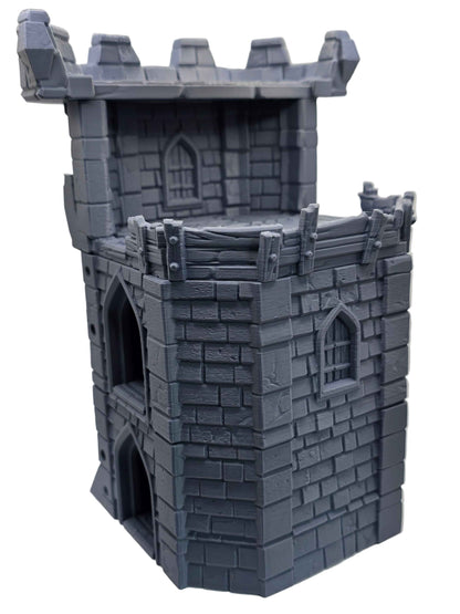 Medieval Castle: Line Tower DND Terrain for Tabletop Games - GameCraft