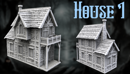 Medieval Village Buildings for DnD Terrain - GameCraft