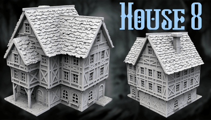 Medieval Village Buildings for DnD Terrain - GameCraft