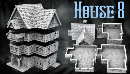 Medieval Village Buildings for DnD Terrain - GameCraft