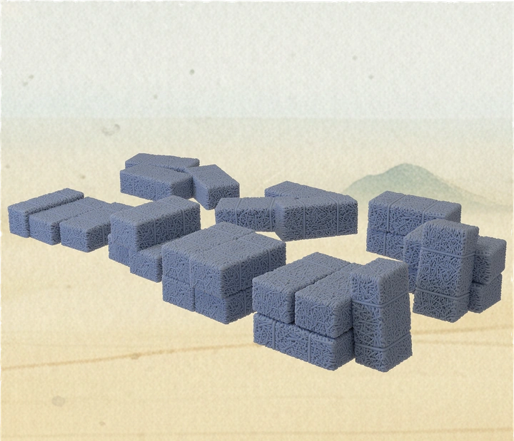 Detailed haystack scatter for Star Wars Shatterpoint terrain and Star Wars Legion terrain tables