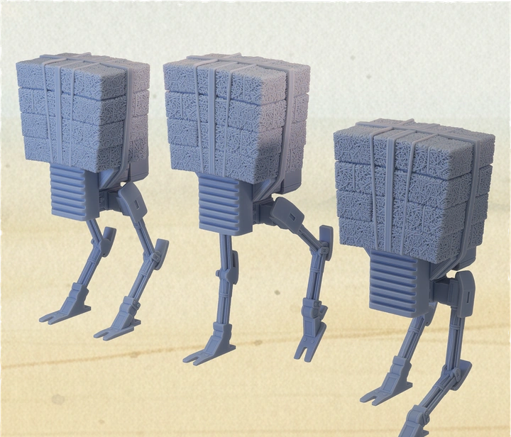 Detailed Star Wars Shatterpoint terrain building with sci-fi frontier architecture