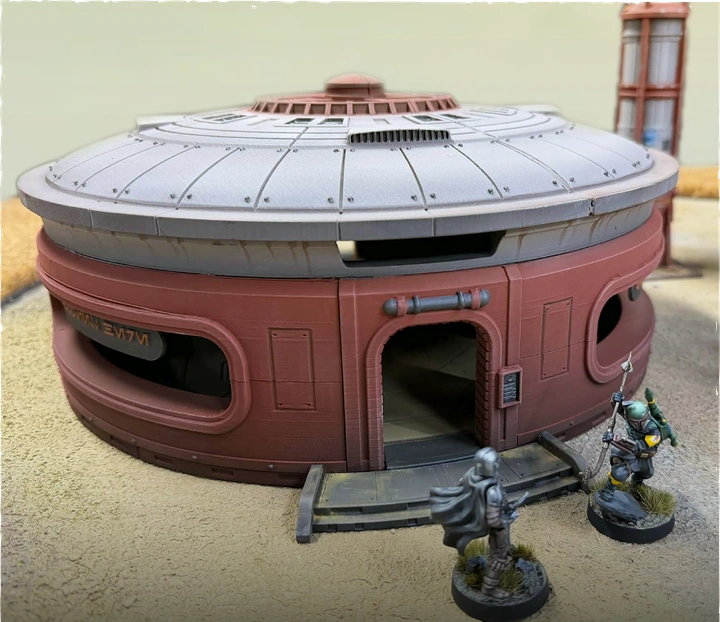 Agricultural Processing Facility General Store Star Wars Shatterpoint terrain and Star Wars Legion terrain building