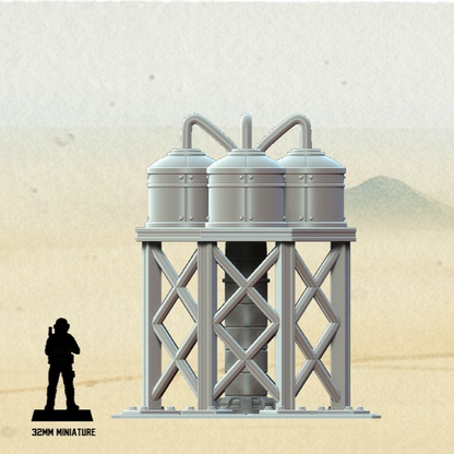 Star Wars Legion terrain agricultural processing facility building for tabletop wargaming