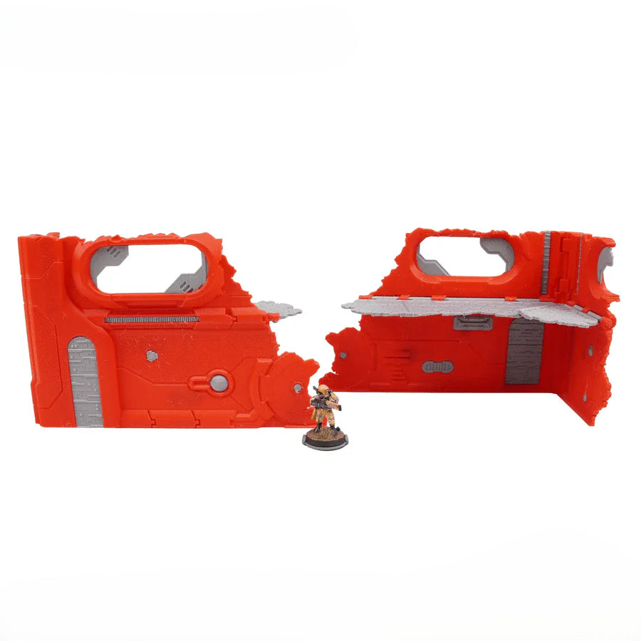 Foldable 40k Terrain - Greater Good- Red and Grey