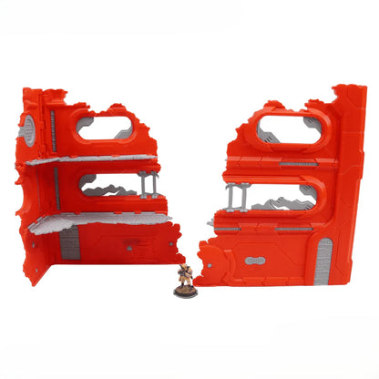 Foldable 40k Terrain - Greater Good- Red and Grey