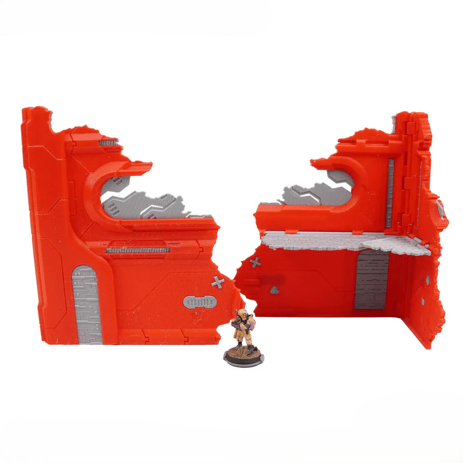 Foldable 40k Terrain - Greater Good- Red and Grey
