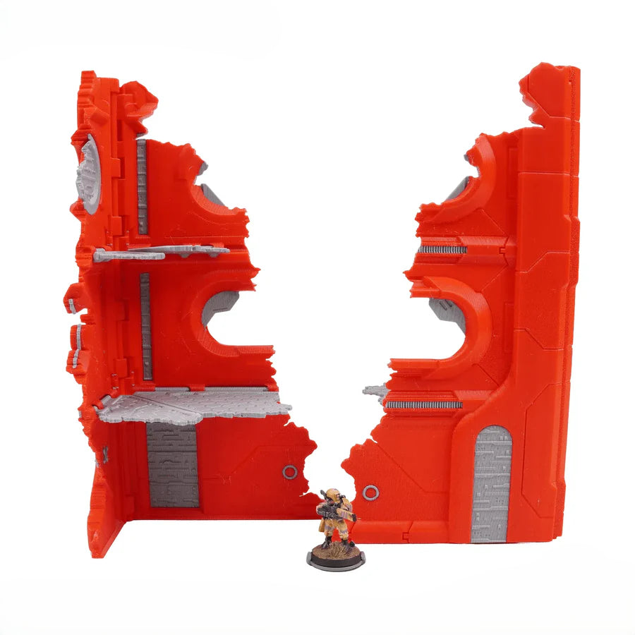 Foldable 40k Terrain - Greater Good- Red and Grey