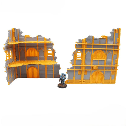 Foldable 40k Terrain - Imperial - Grey and Gold