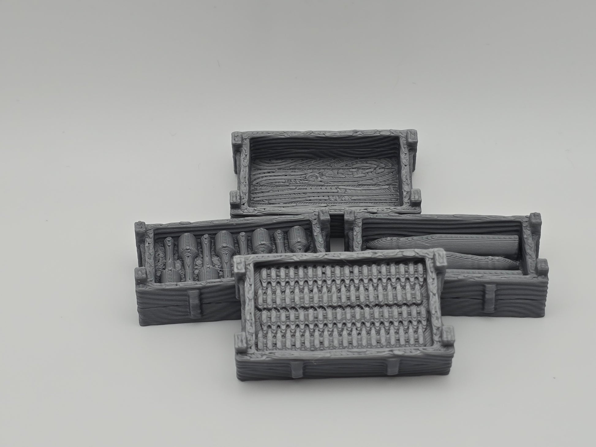 Wargaming Tabletop Terrain Modular Trench System - Ammo Boxes - GameCraft