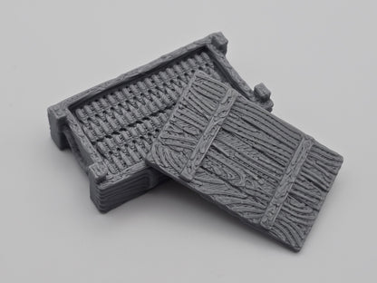 Wargaming Tabletop Terrain Modular Trench System - Ammo Boxes - GameCraft