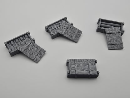Wargaming Tabletop Terrain Modular Trench System - Ammo Boxes - GameCraft