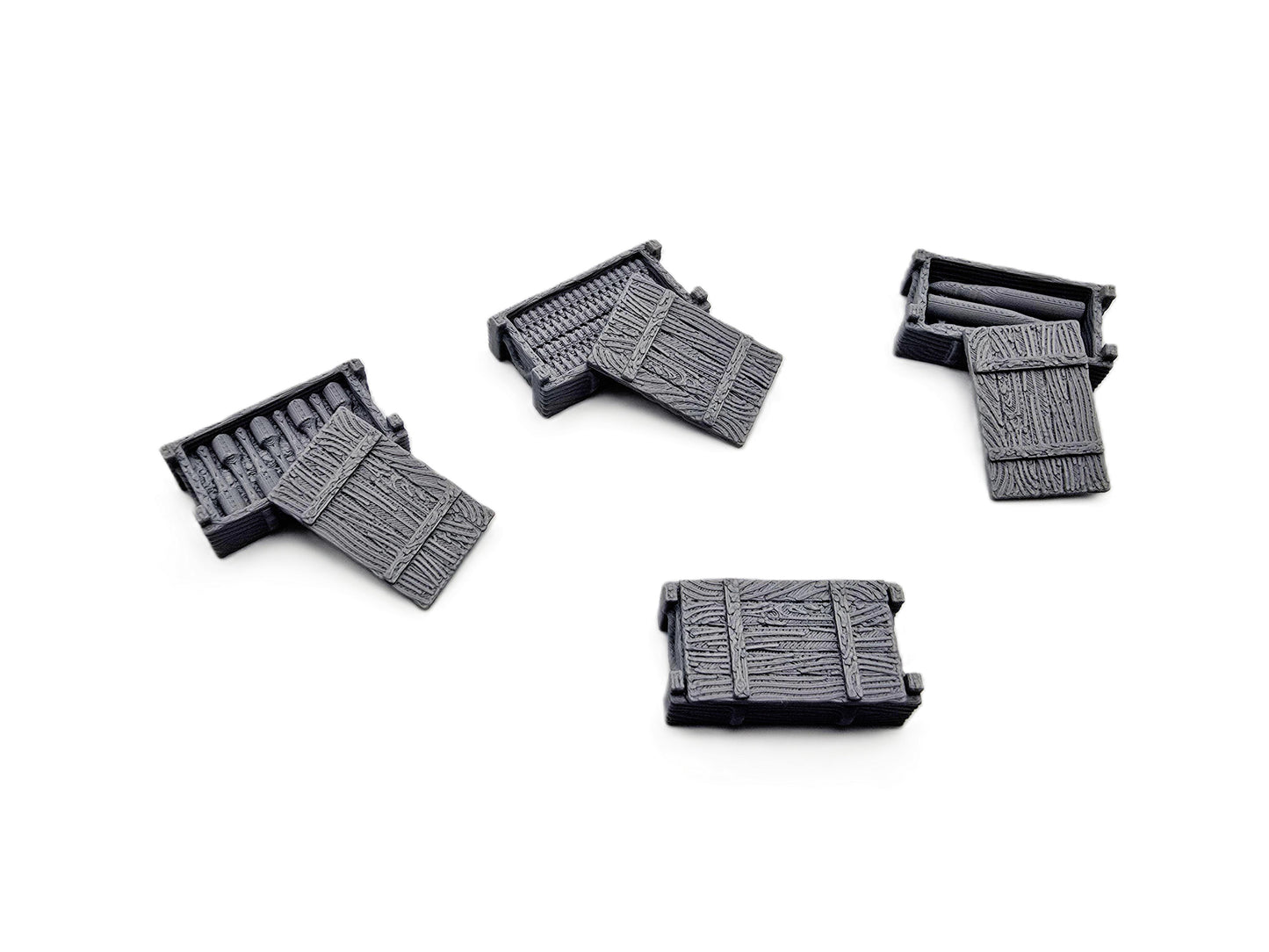 Wargaming Tabletop Terrain Modular Trench System - Ammo Boxes - GameCraft