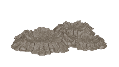 Wargaming Tabletop Terrain Modular Trench System - Craters - GameCraft